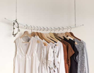 Minimalist wardrobe declutter